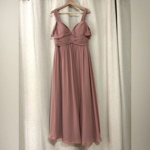 Azazie Bridesmaid Dress Style Lianne in Dusty Rose Size A10